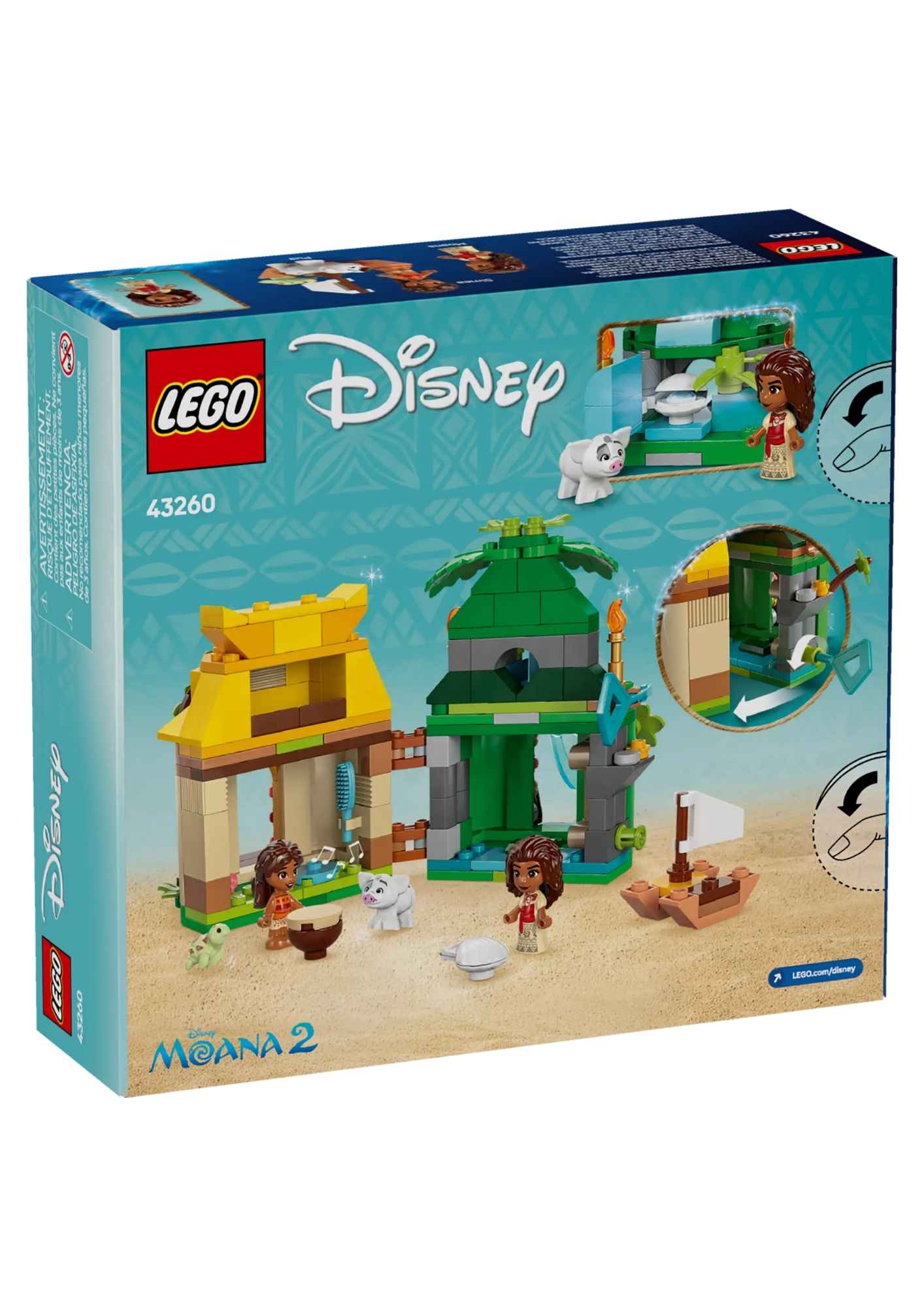 לגו דיסני 43260 - אי הכיף של מוואנה
