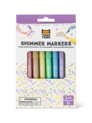 טושים מנצנצים פסטל - Tiger Tribe