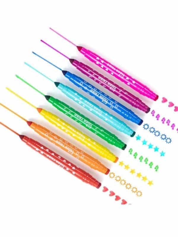 טושים דו צדדים עם חותמות - Tiger Tribe