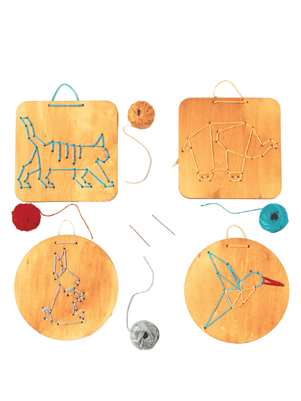 ריקמה על עץ חיות - קיפוד (Kipod)