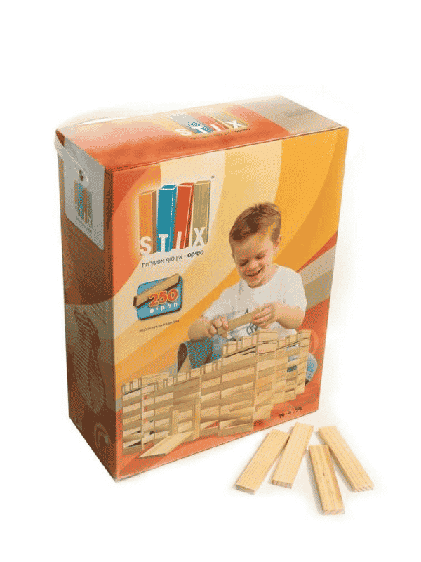 סטיקס טבעי 250 חלקים (אלפיט)