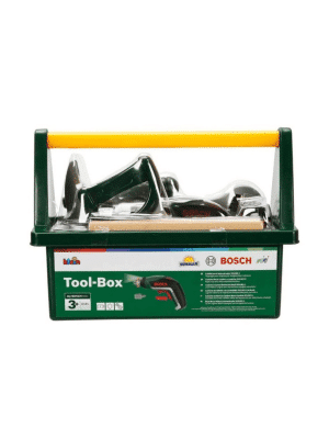 קופסת כלי עבודה פתוחה + מברגה מיני - Bosch (בוש לילדים)