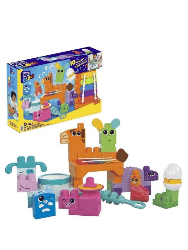 מגה בלוקס חושים החווה המוזיקלית - 45 חלקים