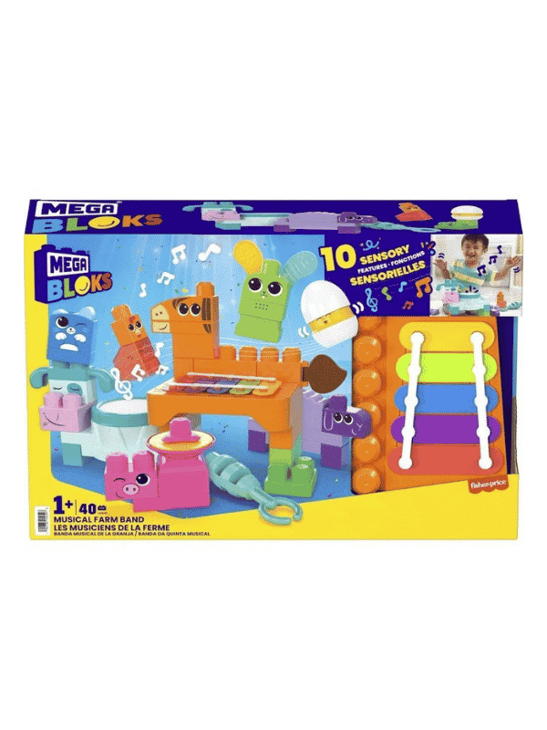מגה בלוקס חושים החווה המוזיקלית - 45 חלקים