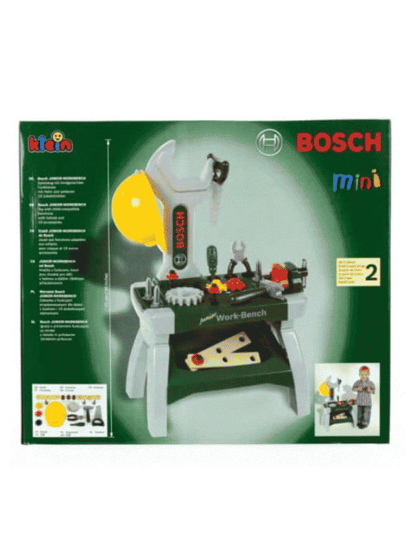 בוש עמדת כלי עבודה - 19 חלקים Bosch (בוש לילדים)