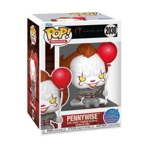 בובת פופ פניוויז יושב עם בלון (2030) מקורי! - POP Pennywise